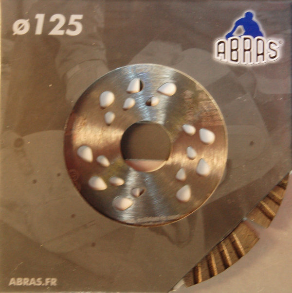 Disque diamant pour béton armé ABRAS D.125