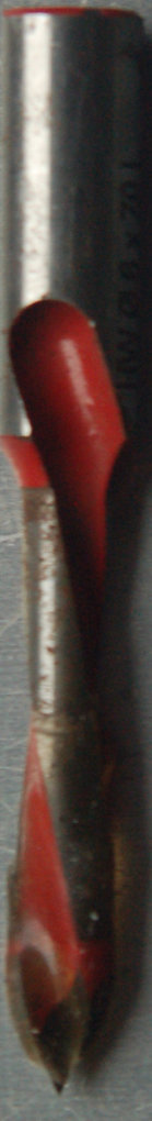 Mèche à tourillons carbure monobloc micro-grain gauche D.4mm. ISOCELE
