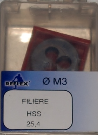 Filière M3x50 REFLEX